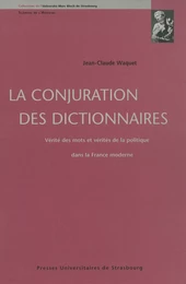 La conjuration des dictionnaires