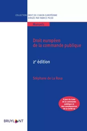 Droit européen de la commande publique