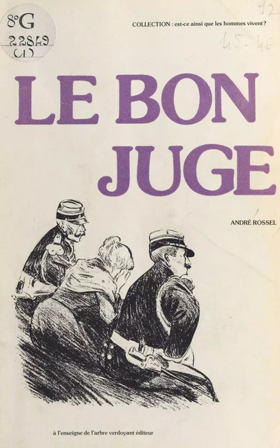 Le Bon Juge - André Rossel - FeniXX réédition numérique