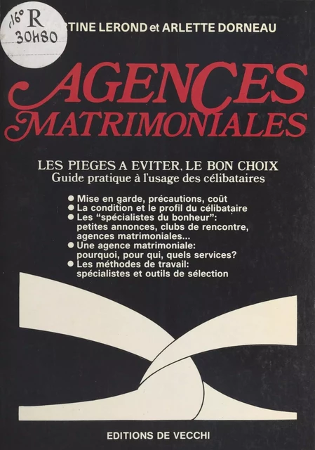 Agences matrimoniales - Martine Lerond, Arlette Dorneau - FeniXX réédition numérique