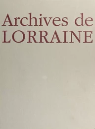 Archives de Lorraine