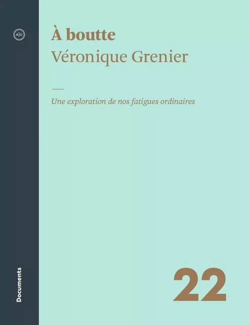 À boutte - Véronique Grenier - Atelier 10