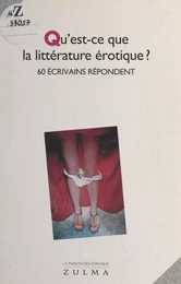 Qu'est-ce que la littérature érotique ?