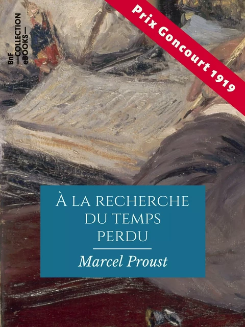 À la recherche du temps perdu - Marcel Proust - BnF collection ebooks