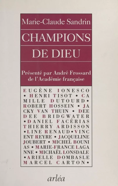 Champions de Dieu - Marie-Claude Sandrin - FeniXX réédition numérique