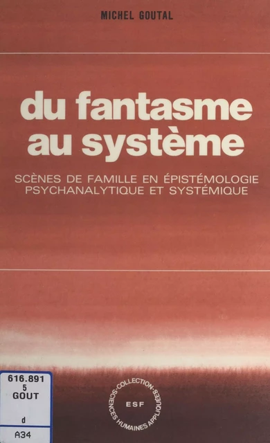 Du fantasme au système : scènes de famille en épistémologie psychanalytique et systémique - Michel Goutal - FeniXX réédition numérique