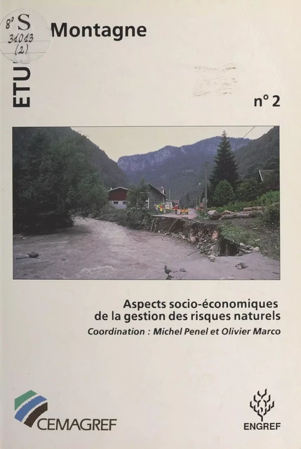 Aspects socio-économiques de la gestion des risques naturels - Michel Penel, Olivier Marco - FeniXX réédition numérique