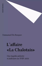 L'Affaire «La Chalotais»