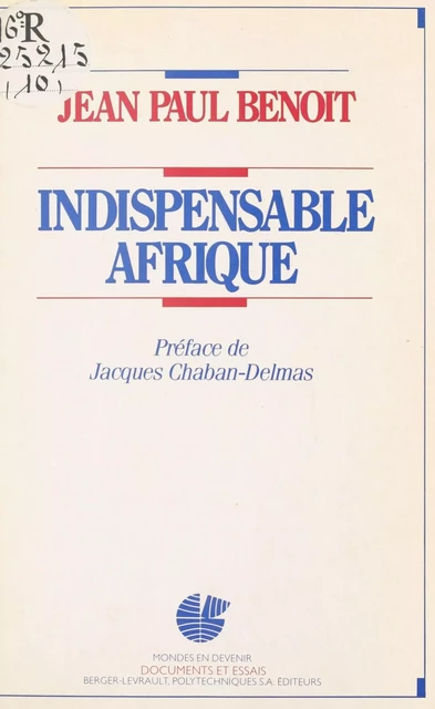 Indispensable Afrique - Jean-Paul Benoit - FeniXX réédition numérique