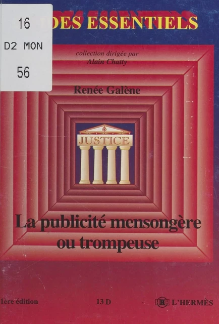 La Publicité mensongère - Renée Galène - FeniXX réédition numérique