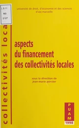 Aspects du financement des collectivités locales