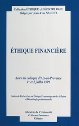 Éthique financière