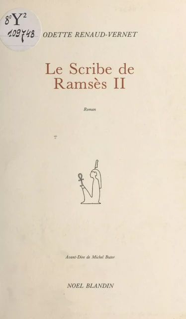 Le Scribe de Ramsès II - Odette Renaud-Vernet - FeniXX réédition numérique