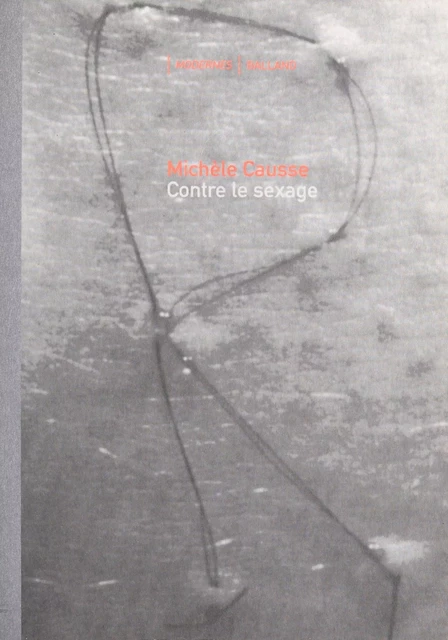 Contre le sexage - Michèle Causse - FeniXX réédition numérique