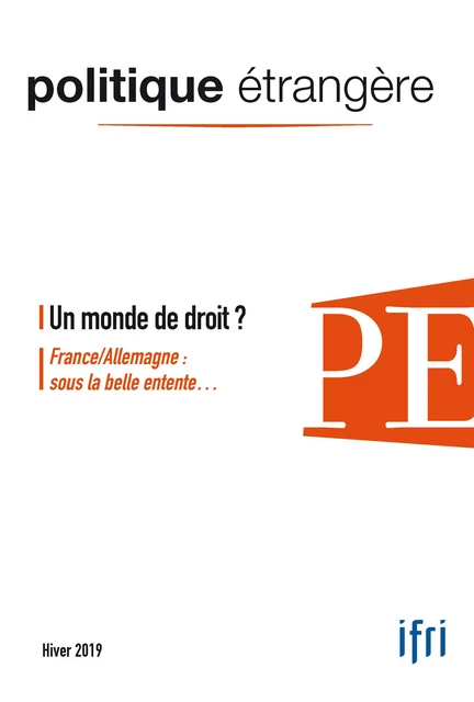 Un monde de droit ? - Hans Stark, Dominique David, Philippe Moreau Defarges, Victor Magnani, Joël Hubrecht, Marion Leblanc-Wohrer, Bernard Stirn, Maryline Grange, Anne-Laure Mahé, Éric Méchoulan, Seth Johnston, Guillaume Beaud, Maurice Vaisse - Institut Français des Relations Internationales (IFRI)