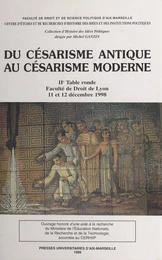 Du césarisme antique au césarisme moderne