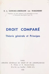 Droit comparé : théorie générale et principes