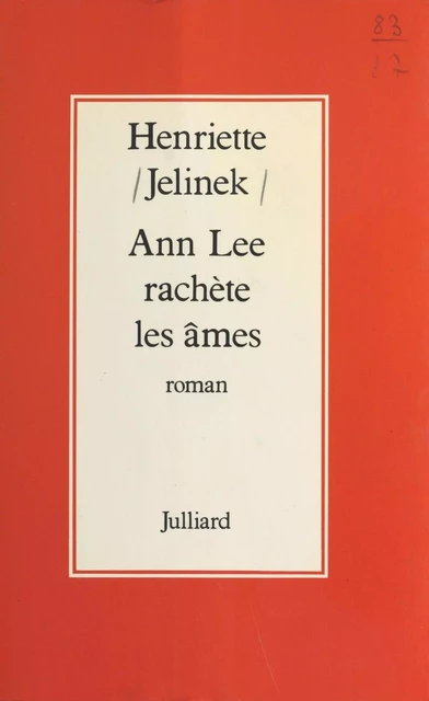 Ann Lee rachète les âmes - Henriette Jelinek - FeniXX réédition numérique