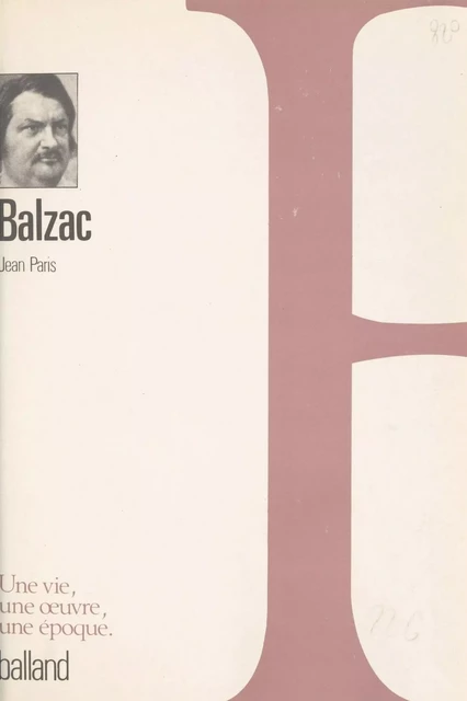 Balzac - Jean Paris - FeniXX réédition numérique