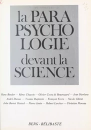 La parapsychologie devant la science