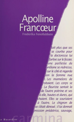 Apolline Francœur - Frederika Fenollabbate - FeniXX réédition numérique