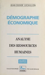 Démographie économique : analyse des ressources humaines