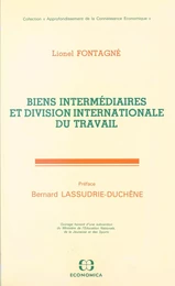 Biens intermédiaires et division internationale du travail