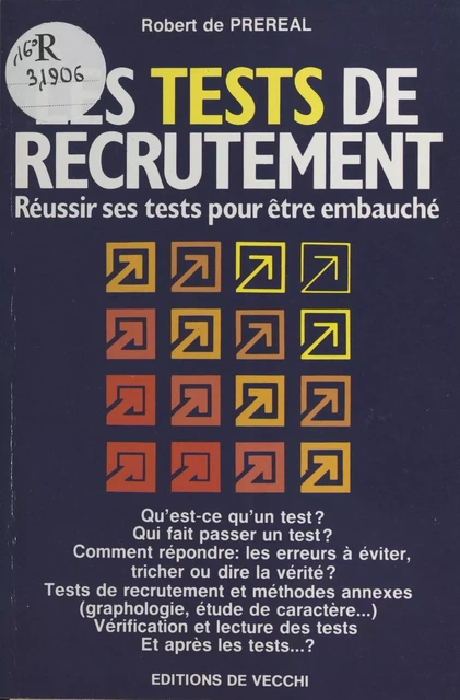 Les Tests de recrutement - Robert de Préreal - FeniXX réédition numérique