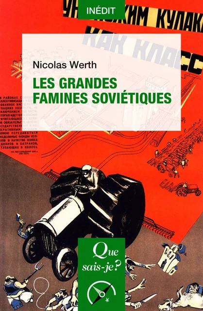 Les grandes famines soviétiques - Nicolas Werth - Humensis