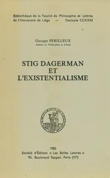 Stig Dagerman et l’existentialisme