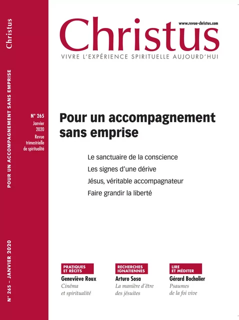 Revue Christus : Pour un accompagnement sans emprise - Collectif Auteur - Christus