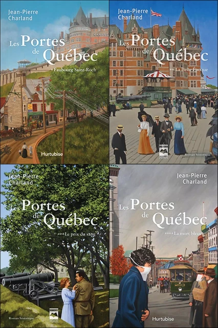 Les Portes de Québec - Coffret - Jean-Pierre Charland - Éditions Hurtubise