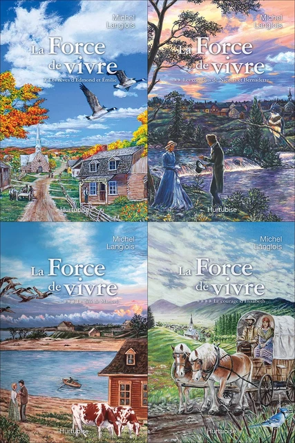 Force de vivre - Coffret - Michel Langlois - Éditions Hurtubise