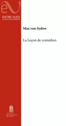 La Leçon de comédien