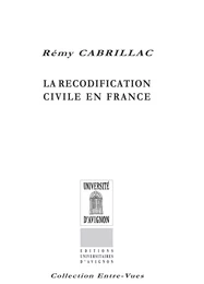 La Recodification civile en France