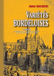 Variétés bordeloises (Tome 2)