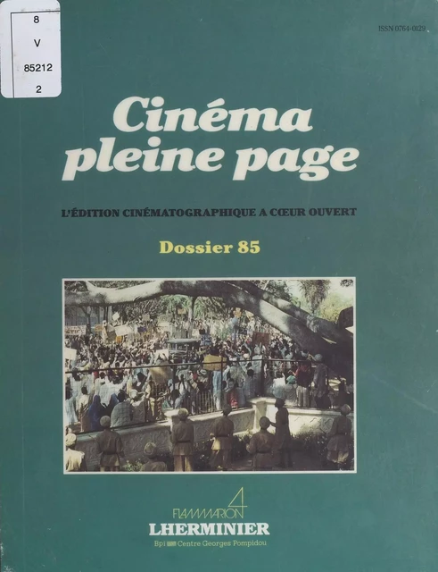 Cinéma pleine page : l'édition cinématographique de langue française -  - FeniXX réédition numérique