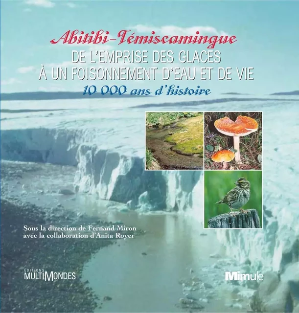 Abitibi-Témiscamingue : de l’emprise des glaces à un foisonnement d’eau et de vie : 10 000 ans d’histoire - Fernand Miron - Éditions MultiMondes