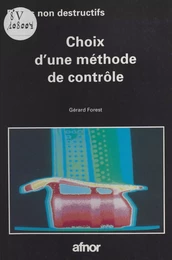 Choix d'une méthode de contrôle