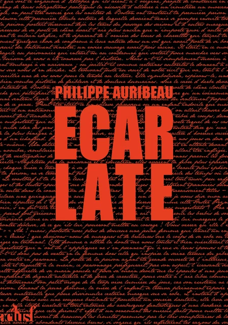 Écarlate - Philippe Auribeau - Nouvelles Éditions Actu SF