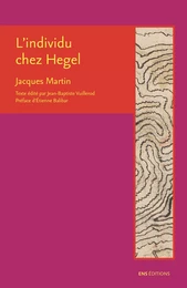 L’individu chez Hegel