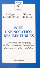 Pour une notation des immeubles