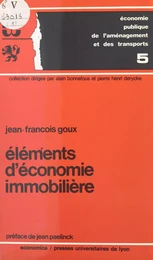 Éléments d'économie immobilière