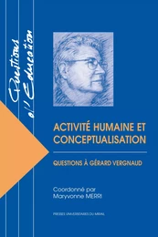 Activité humaine et conceptualisation