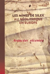 Les mines de silex au néolithique en Europe : avancées récentes