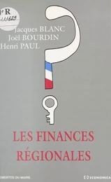 Les finances régionales