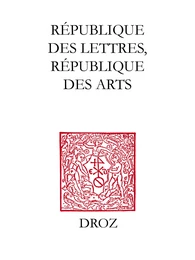 République des lettres, république des arts