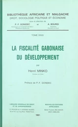 La fiscalité gabonaise du développement