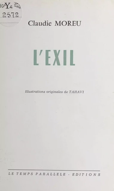 L'exil - Claudie Moreu - FeniXX réédition numérique