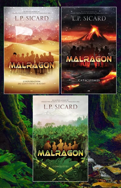 Trilogie Malragon - L.P. Sicard - Éditions AdA